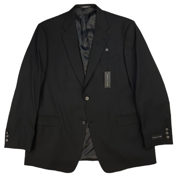 Jack Nicklaus Other - NWT Jack Nicklaus Worsted Wool Blend Blazer Sports Jacket Black 48L